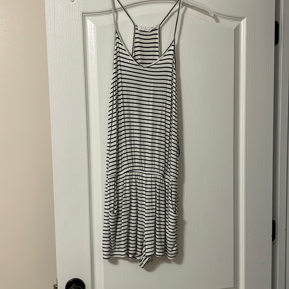 Striped romper